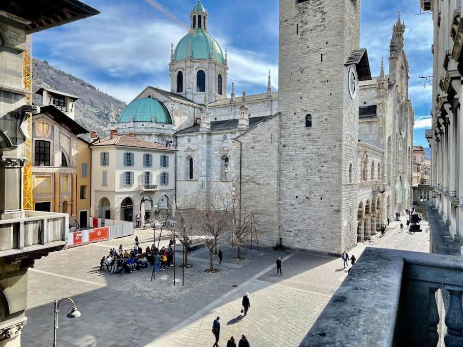 Esclusivo 130Mq Fronte Duomo E Lago E Terrazza Комо Экстерьер фото